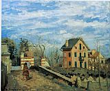 Village de Voisins 1872 by Camille Pissarro